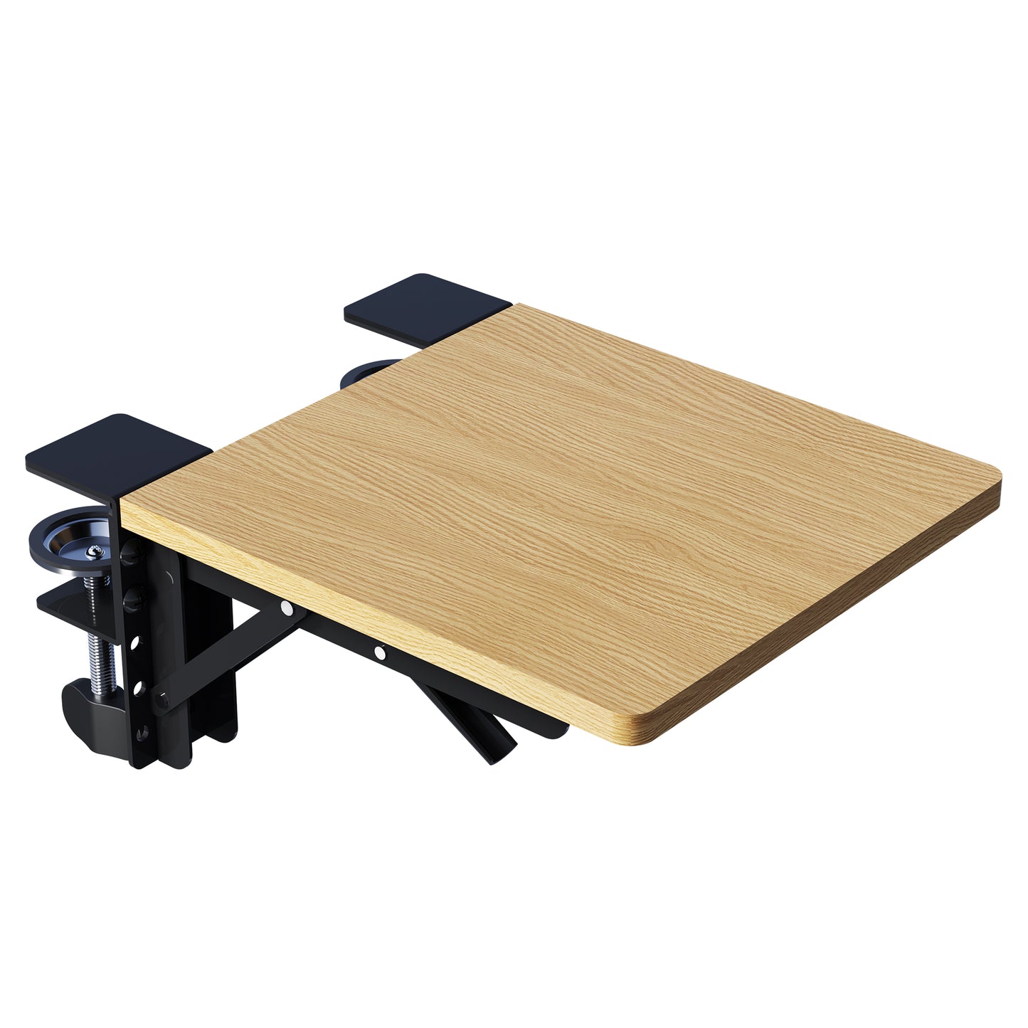 BONTEC Ergonomics Desk Extender Tray, 24cm*23cm Table Mount Arm Wrist Rest Shelf