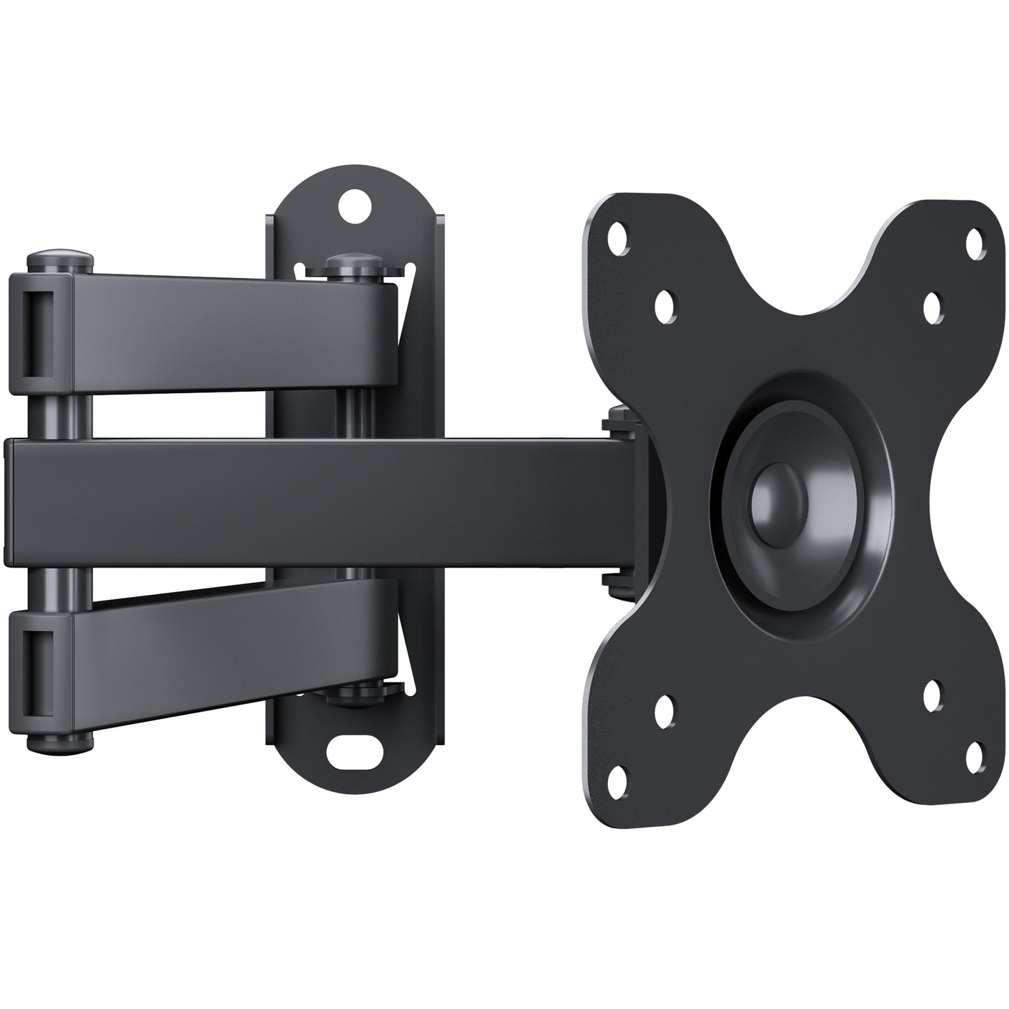 BONTEC Full Motion Articulating TV Wall Mount Bracket for 13''-30'' LCD LED TVs, Tilts Swivels Extends Rotates, VESA 75x75mm/100x100mm, Holds up to 15kg
