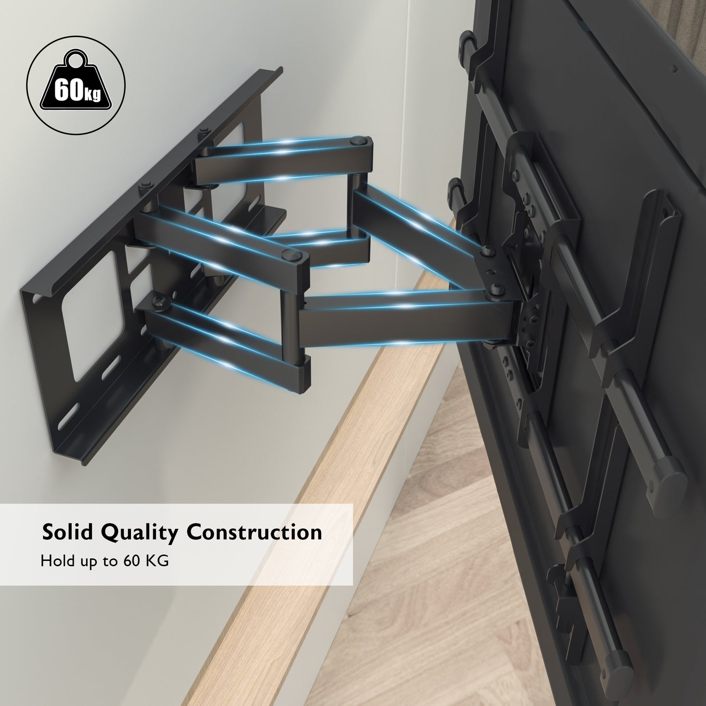 BONTEC TV Wall Bracket for 32-84 inch LED LCD Flat & Curved Screen