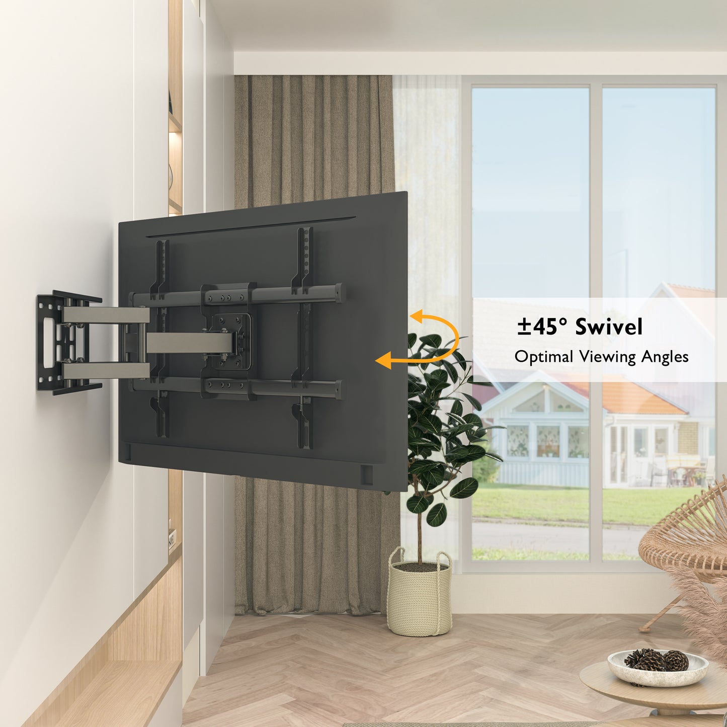 BONTEC TV Wall Bracket for 32-84 inch LED LCD Flat & Curved Screen
