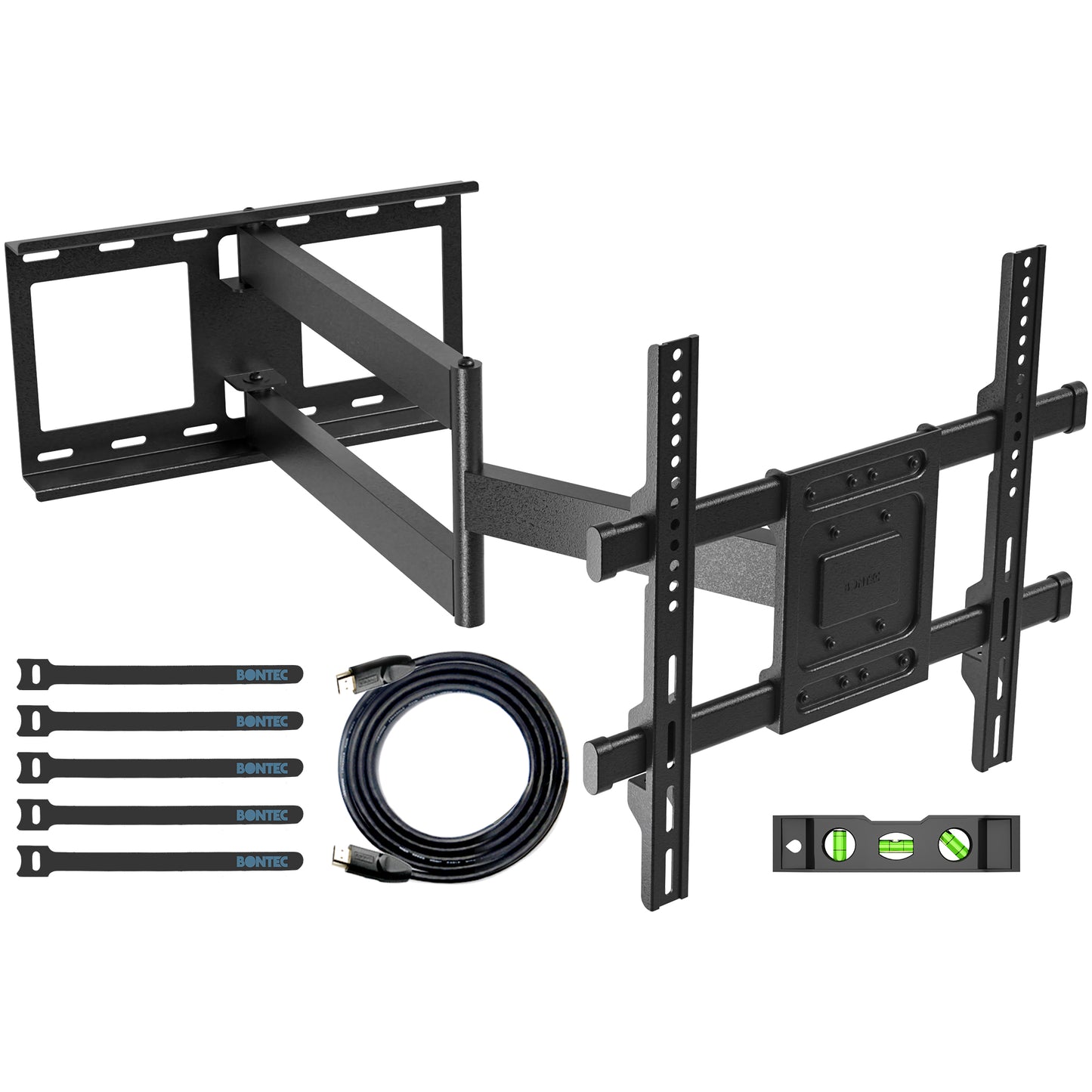 BONTEC TV Wall Bracket with Extra Long Articulated Arm for 32-70 inch up to 60 kg