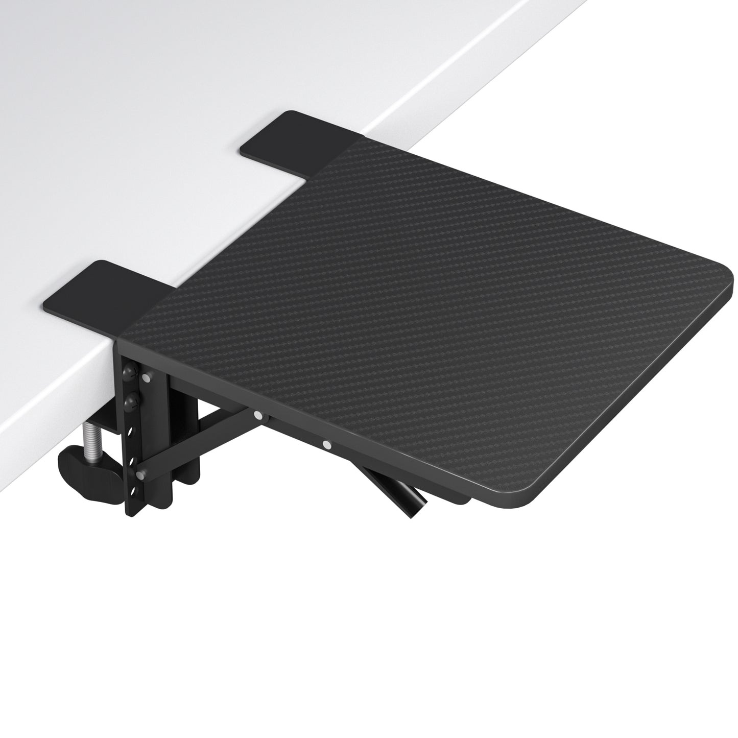 BONTEC Ergonomics Desk Extender Tray, 24cm*23cm Table Mount Arm Wrist Rest Shelf