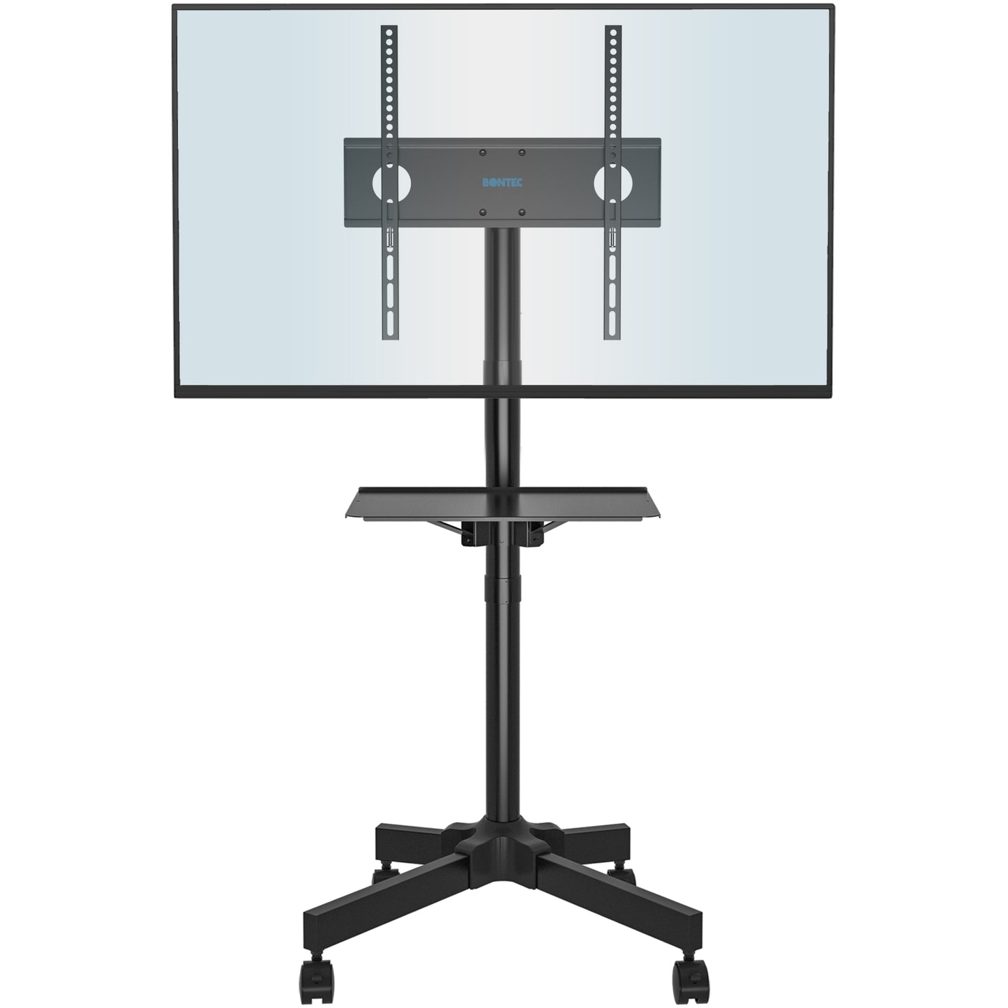 BONTEC Mobile TV Stand on Wheels for 23-55 inch Plasma/LCD/LED TVs