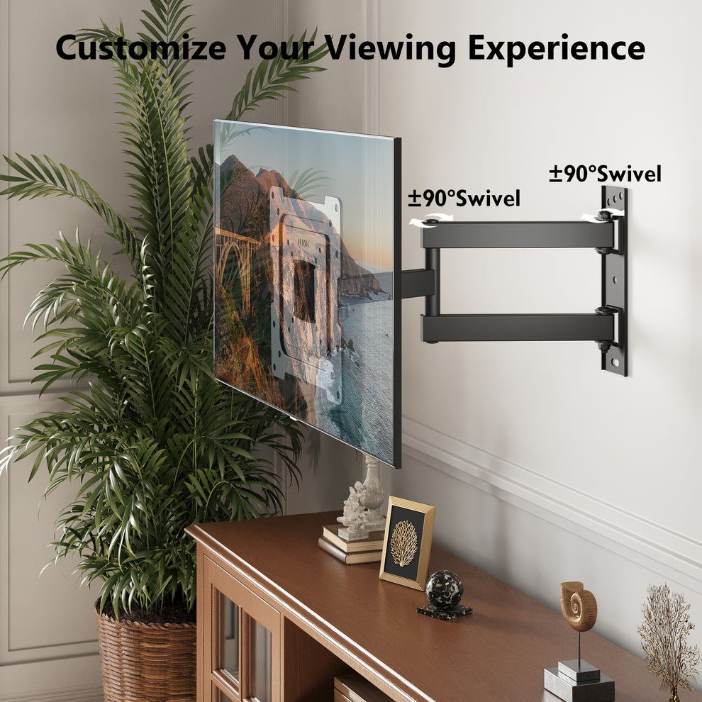 BONTEC TV Wall Bracket Mount for most 13-43 Inch LED/LCD/OLED Flat TVs