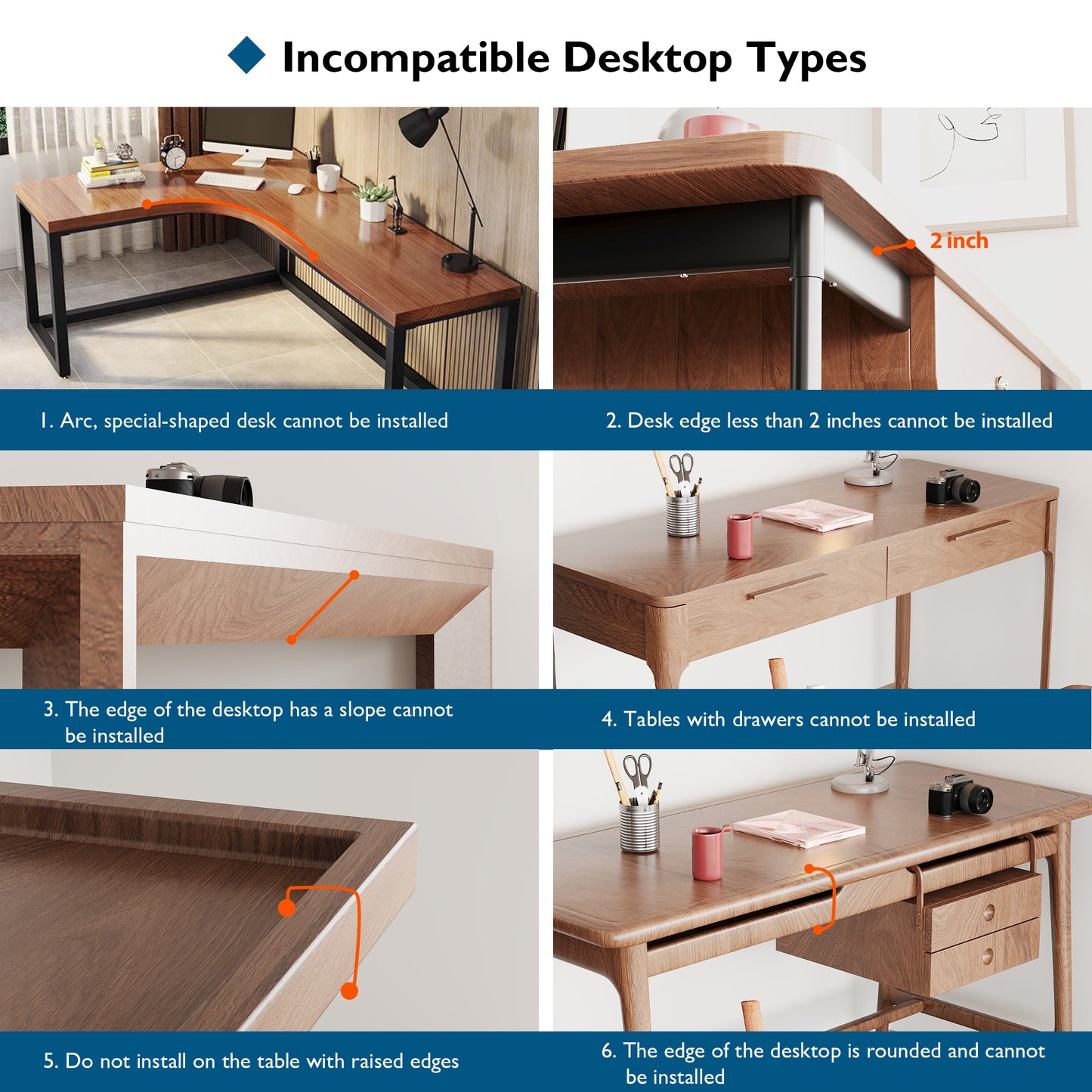 BONTEC Ergonomics Desk Extender Tray Colored Carbon Fiber, 510mm x 240mm Table Mount Arm Rest Shelf, 90° Foldable Keyboard Tray Platform, Clamp on Computer Arm Rest for Desk