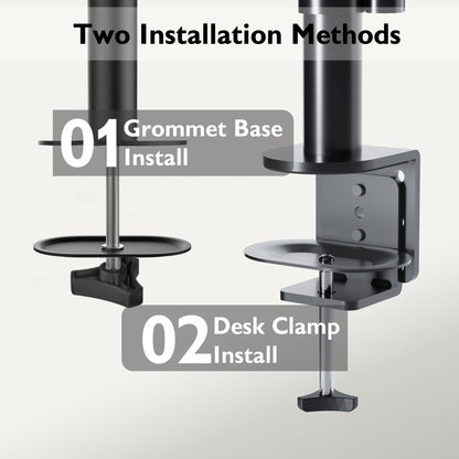 BONTEC Triple Monitor Stand for 3 Monitors 13-24 inch