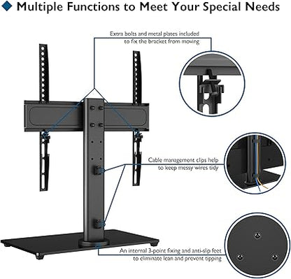 Support de table TV pivotant - Solutions réglables et élégantes Support de table TV pivotant - Solutions réglables et élégantes