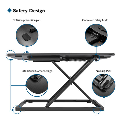 BONTEC Standing Desk Converter 67x47cm