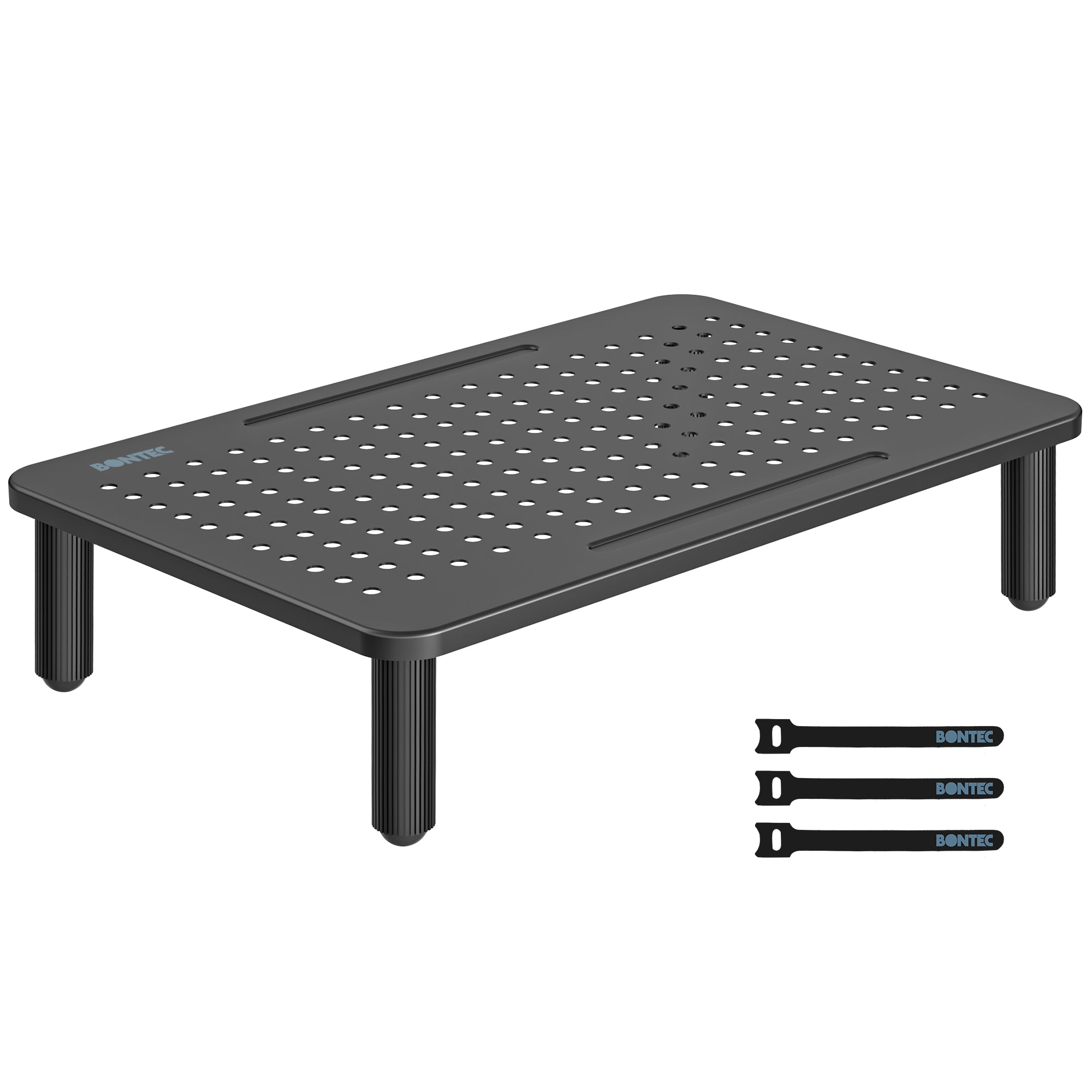 BONTEC Monitor Stand Riser, Computer Monitor Riser Stand with Mesh Pla