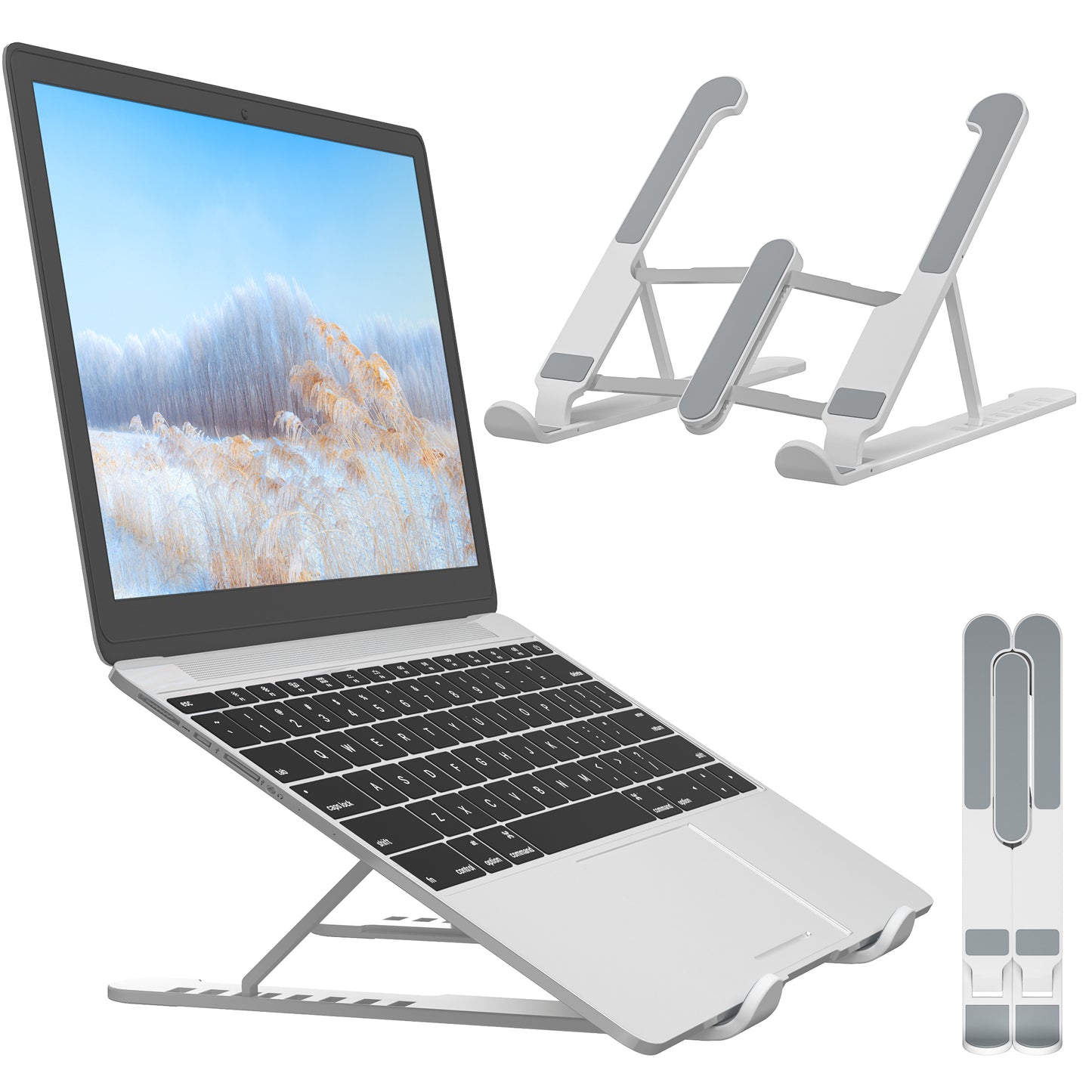 FOLDABLE Portable Laptop Stands for 10-16 inch Laptops Tablet