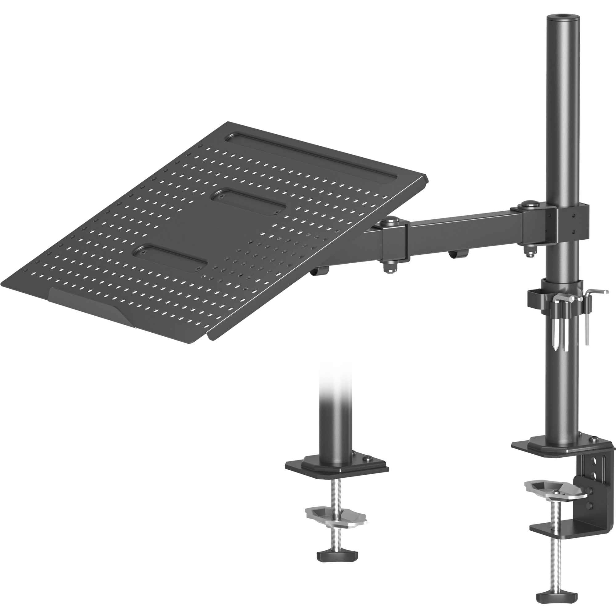 Computer Arm Rnib Redbat Laptop Arm for Laptop/Notebook up to 17 inch, Height Adjustable ...